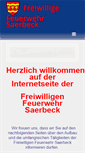 Mobile Screenshot of feuerwehr-saerbeck.de