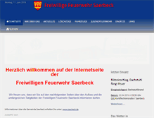 Tablet Screenshot of feuerwehr-saerbeck.de